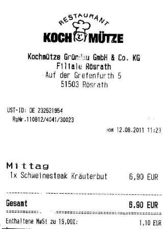 otue Hffner Kochmtze Restaurant